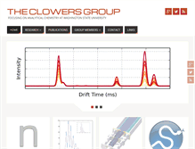 Tablet Screenshot of clowersresearch.com